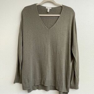 Leith Anthropologie Cotton/Wool Sweater